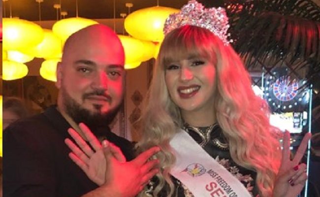 Kërçovari bën shqiponjën me miss Sërbia (FOTO)