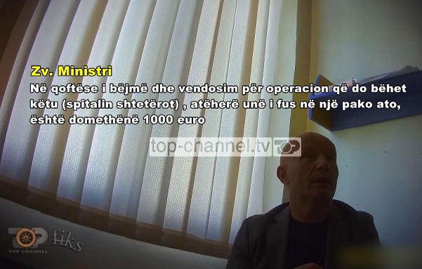 Maqedoni/ Zv. Ministri i Shëndetësisë merr 1000 euro për operacionin e prostatës, 100 euro për synetllëk (VIDEO)