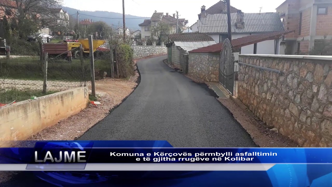 Komuna e Kërçovës përmbylli asfalltimin e të gjitha rrugëve në Kolibar (VIDEO)