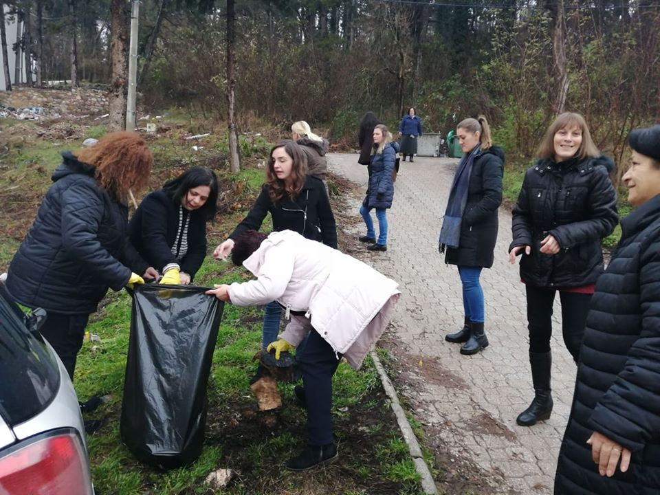 Qendrën e Kulturës – Kërçovë  aksioni për pastrimin e ambientit jetësor (FOTO)