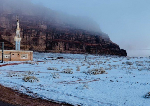 Shkretëtira e Arabisë Saudite mbulohet nga dëbora (VIDEO)