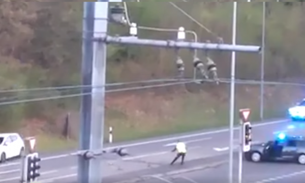 Shqiptari ndiqet nga policia zvicerane si në filma (VIDEO)