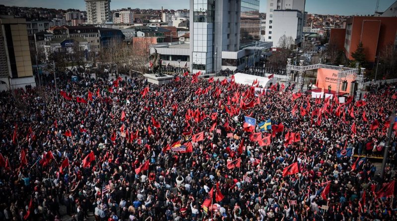 Lëvizja Vetëvendosje proteston ditën e enjte në ora 17:00