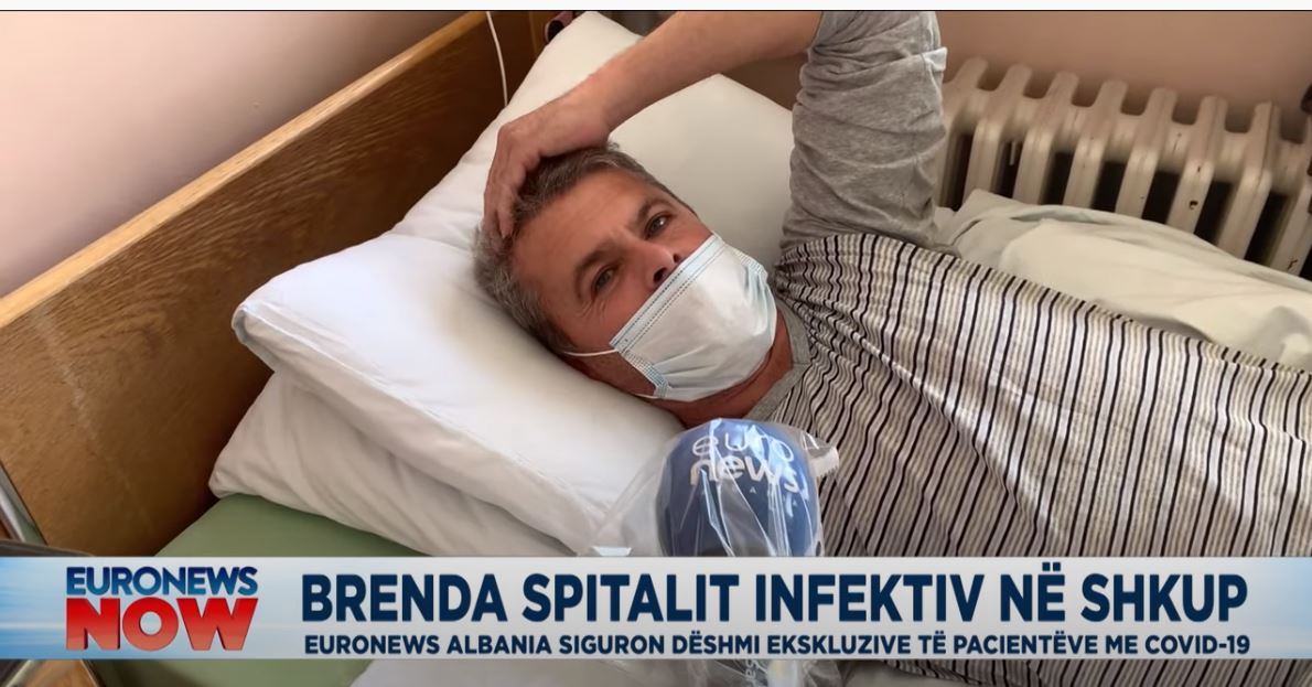 Pamje dhe bisedë me pacientët me Covid-19 nga Infektivi i Shkupit (VIDEO)