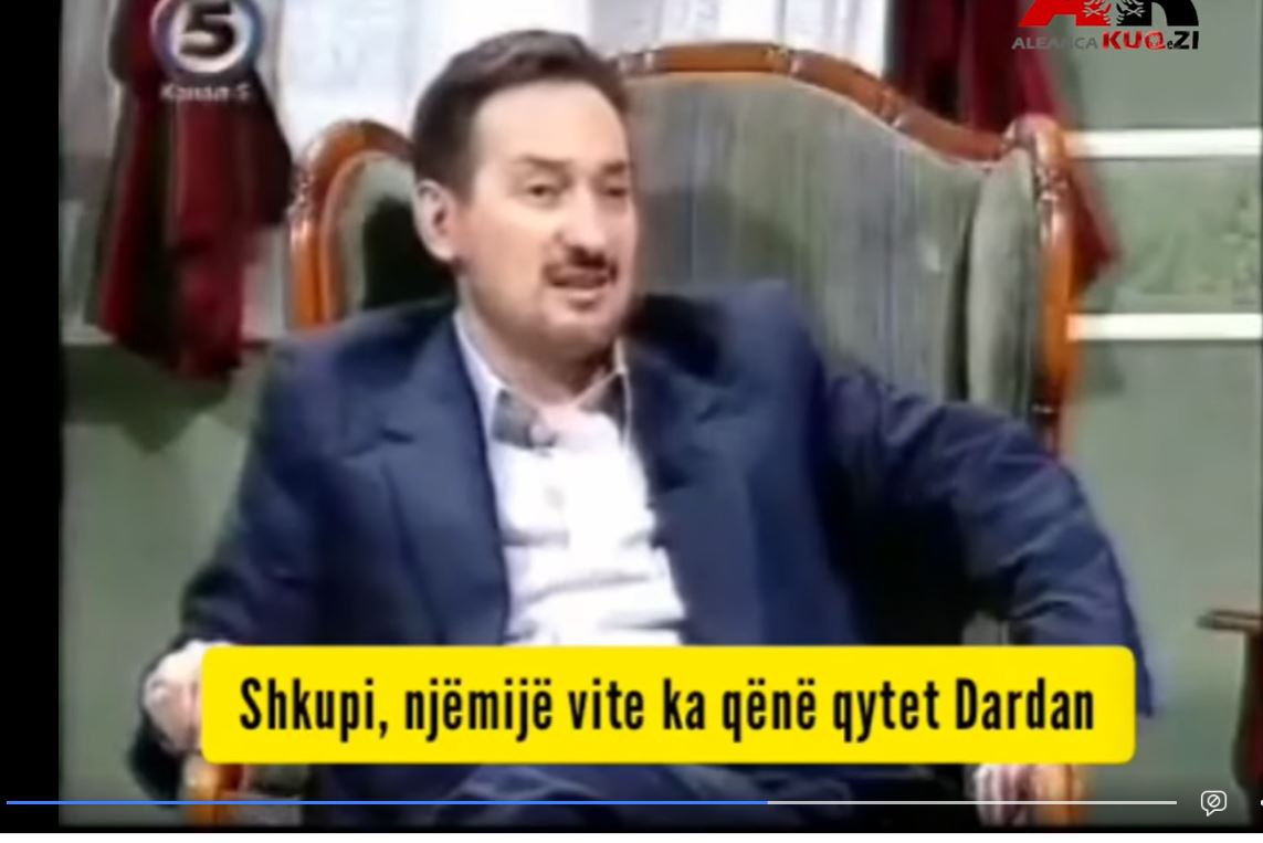 Lubço Georgievski: ‘Shkupi është qytet Dardan, Manastiri dhe Ohri janë Ilir’ (VIDEO)