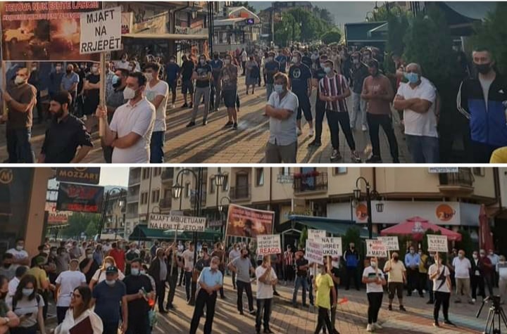 Protesta kundër shtrenjtimit të energjisë në Kërçovë