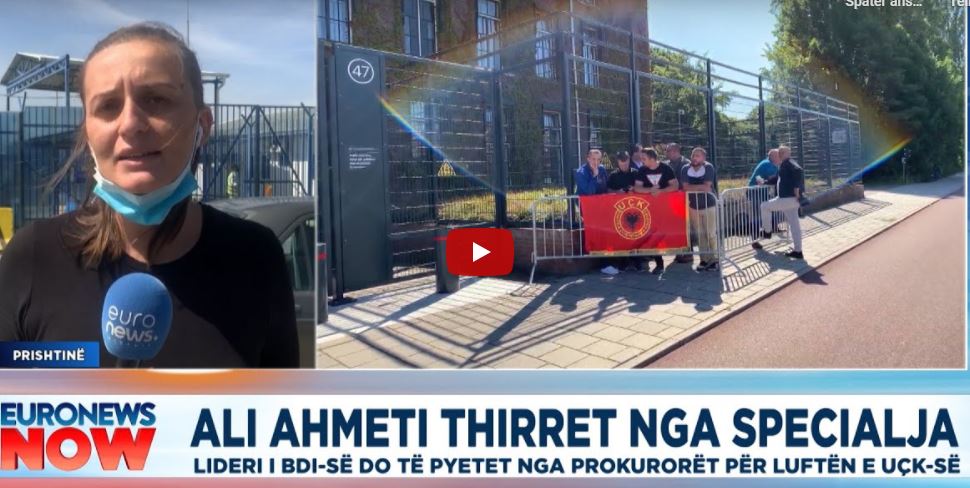 Ali Ahmeti nga ora 9 e 30 po meret në pyetje në Prishtinë (VIDEO)