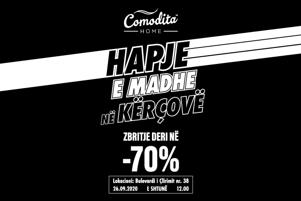 Kërçovë të shtunën, Comodita Home hap dyqanin e 14 në Maqedoni