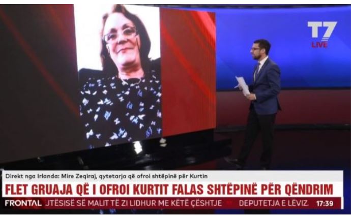 Flet Gruaja Që I Ofroi Kurtit Falas Shtëpinë Për Qëndrim.. (Video)