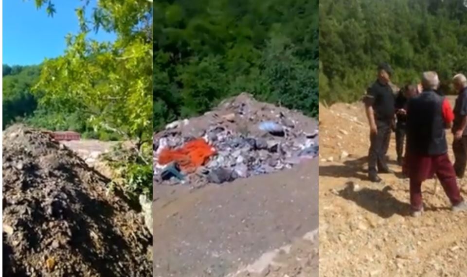 Kërçovë: Shkarkohen mbeturina në fshatin Popoec..(VIDEO)