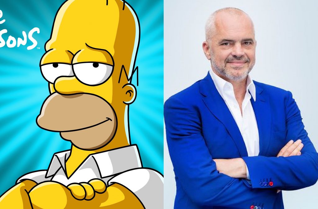 The Simpsons bëjnë parashikimi shqiptar në filmin historik.. (FOTO)