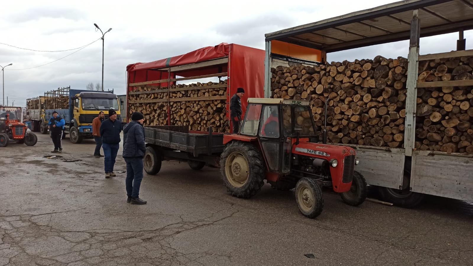 Kalliri i Mirësisë – Kërçovë ka bërë shpërndarjen e drunjve për ngrohje.. (FOTO)