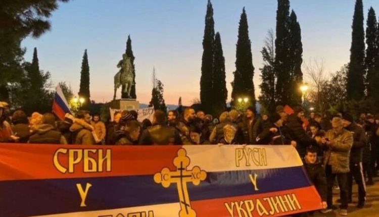 Sërbët kërkojn Luft , për mbretin dhe atdheun liri a vdekje, protesta pro-ruse..