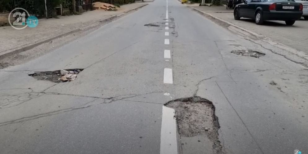 Kërçovë Gropat “mbulohen” me viza të bardha..! (VIDEO)