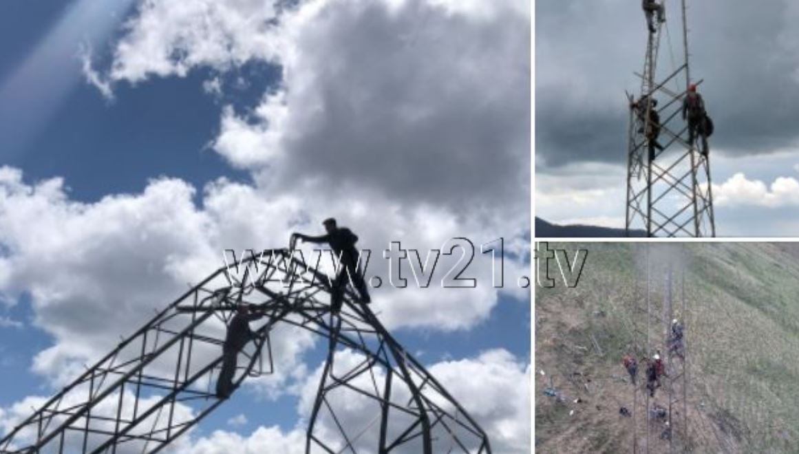 Kërçovë: Pas 5 muajsh, MEPSO rregullon shtyllën mbi fshatin Tuhin..