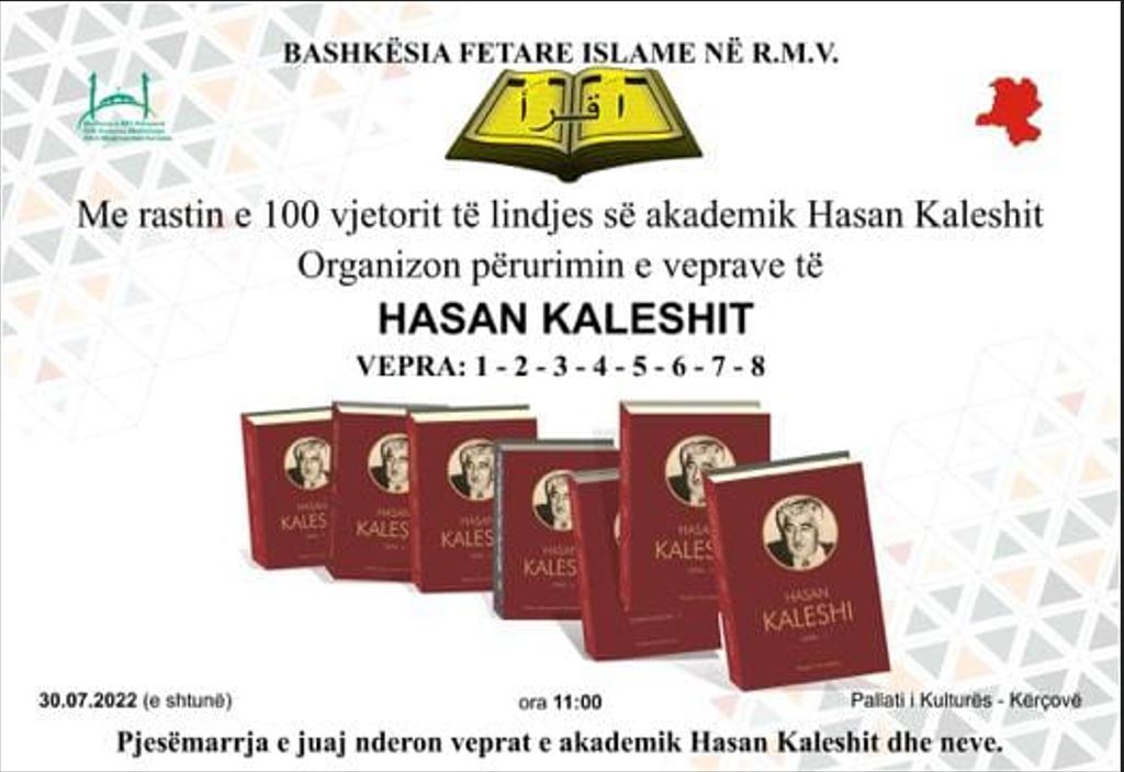 Përkujtohet 100 vjetori i lindjes së Akademik Hasan Kaleshit