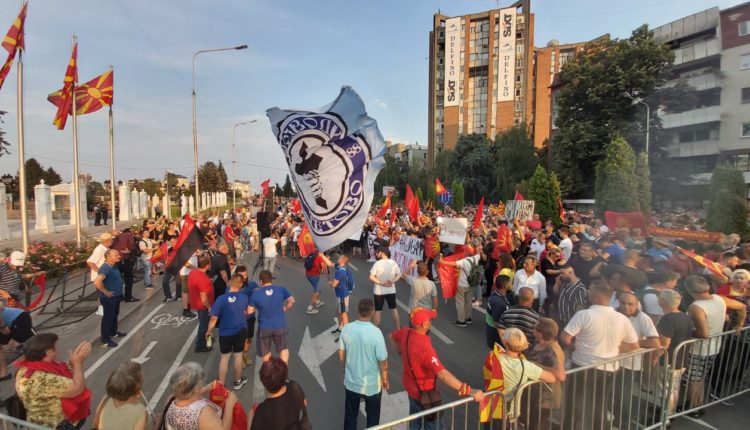 Edhe sot protesta kundër propozimit francez në Maqedoni