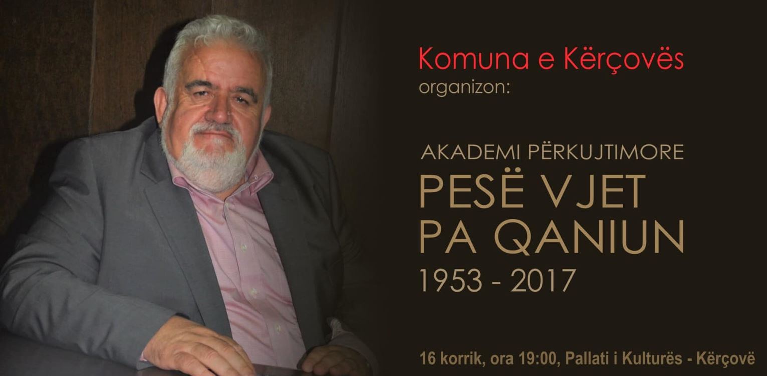 Akademi përkujtimore “Pes vjet pa Qaniun”