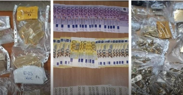 Maqedoni në autobus kapet ari në vlerë të 600 mijë eurove dhe para të padeklaruara..