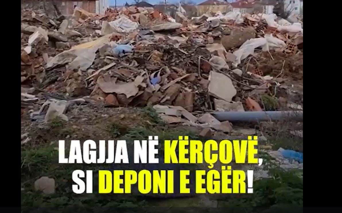 Lagjja në Kërçovë si deponi e egër ! Mbeturina gjithandej..! (VIDEO)