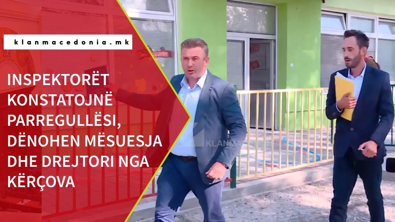 Kërçovë dënohet mësuesja dhe drejtori shkollës..! (VIDEO)