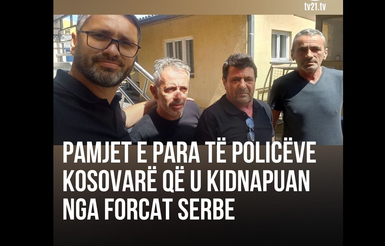 Pamjet e para të tre policëve kosovarë pas lirimit nga Gjykata në Kralevë