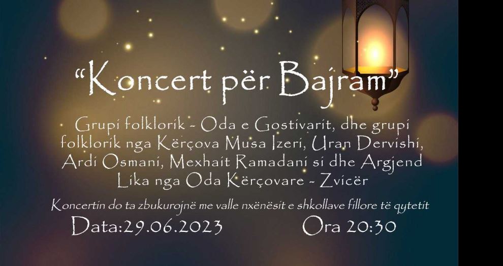 Kërçovë: Koncert për Bajram