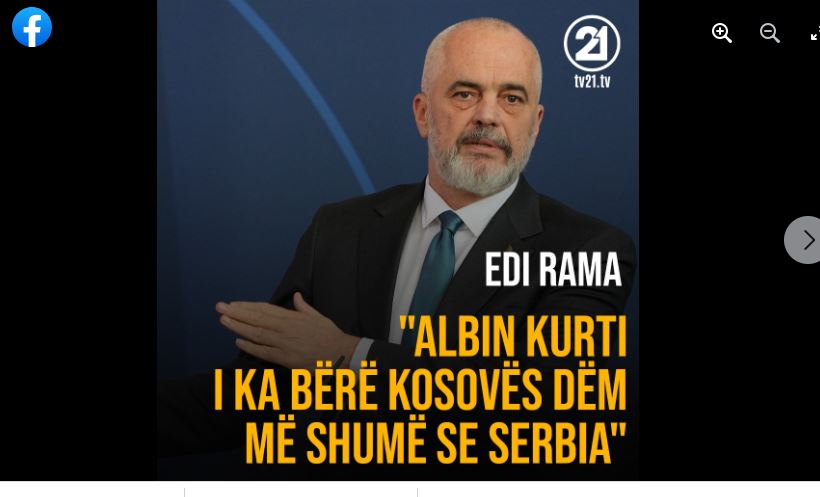 Edi Rama: Kurti i ka bërë Kosovës dëm më shumë se Serbia..!