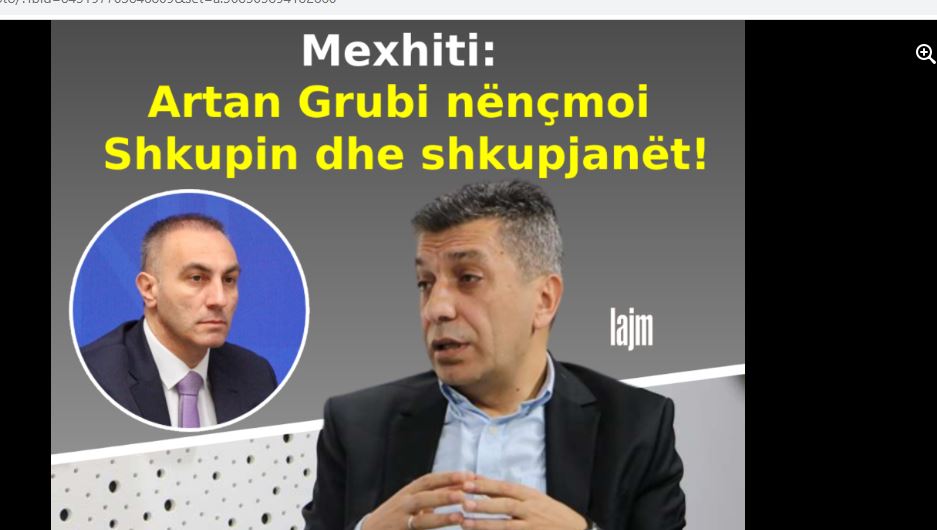 Mexhiti: Artan Grubi nënçmoi Shkupin dhe shkupjanët..!