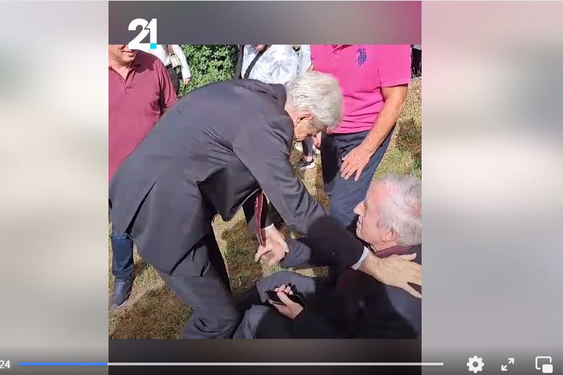 Ahmeti përqafon dajën e tij Fazli Veliun, por ky i fundit ja si reagon..?!(Video)