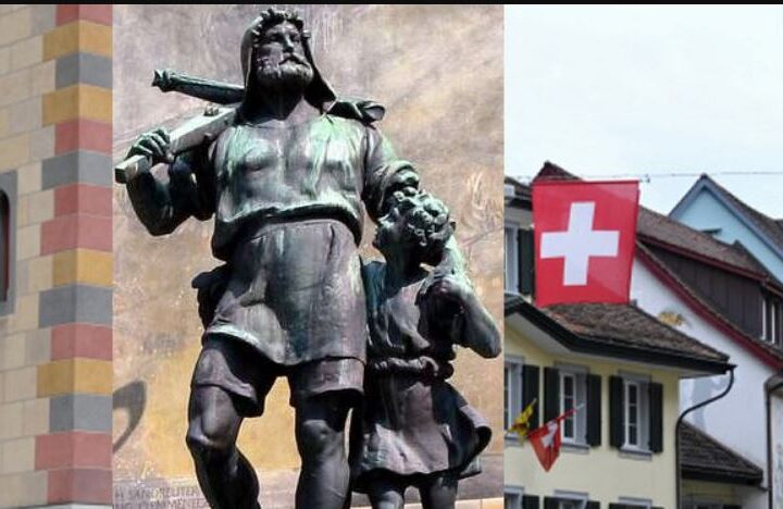 Doli nga Zvicra ! E dini historinë e mollës mbi kokë dhe shigjeta..?