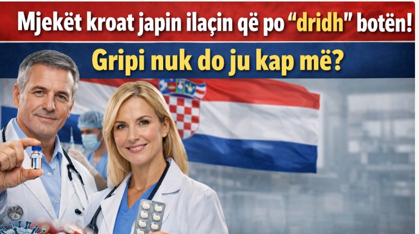 Mjekët kroat japin ilaçin që po “dridh” botën! Gripi nuk do ju kap më ?