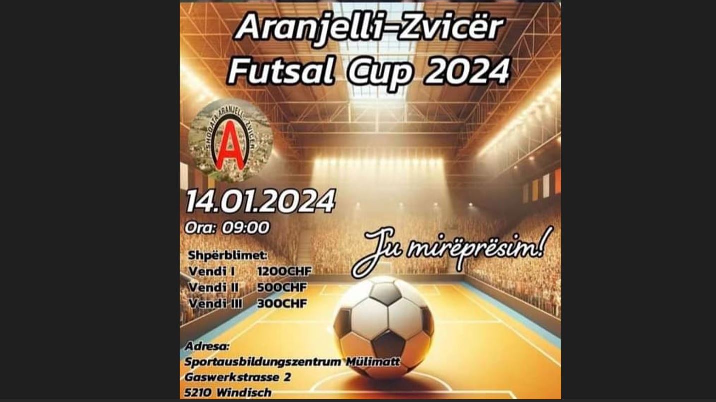 Aranjelli nesër e diell (14 janar 2024) në Zvicër për herë të parë organizon turne