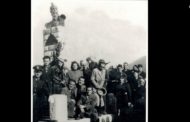 Përurimi i bustit të Gjergj Kastriot në Kërçovë me rastin e ditës së Pavarësisë Kombëtare 1941