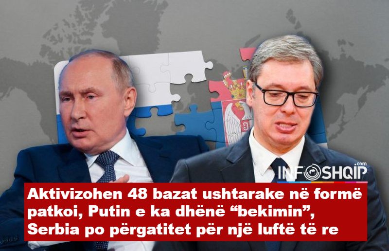 Aktivizohen 48 bazat ushtarake në formë patkoi, Putin e ka dhënë “bekimin”, Serbia po përgatitet për një luftë të re..!