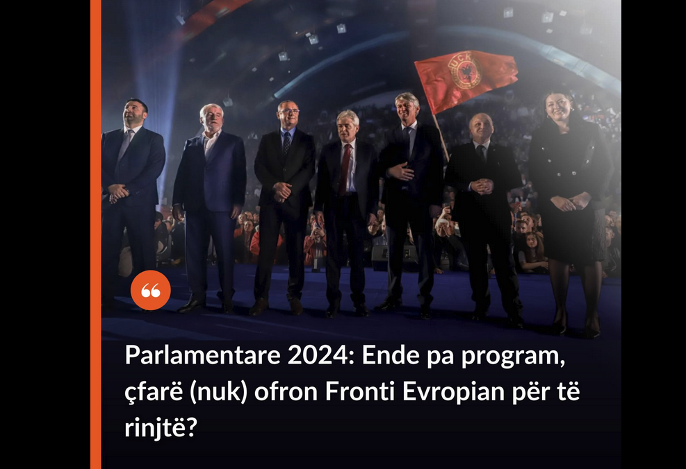 Parlamentare 2024: Ende pa program, çfarë (nuk) ofron Fronti Evropian për të rinjtë?