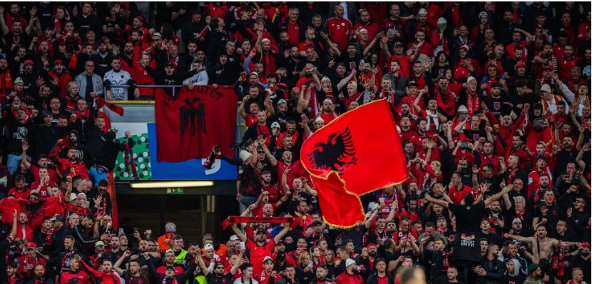 Shqipëria mes tifozërive më të shumta në fazën e grupeve në Euro 2024..(FOTO)