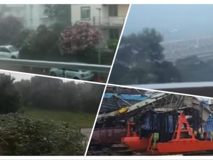 Stuhi në Ulqin, videot tregojnë pamje dramatike..! (VIDEO)