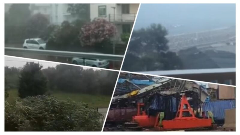 Stuhi në Ulqin, videot tregojnë pamje dramatike..! (VIDEO)