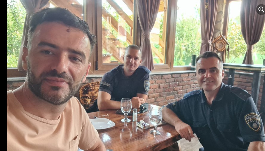 Afaristi nga Zvicra Kastriot Iseini falenderon policinë e Kërçovës..