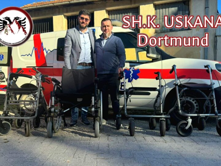 Shoqatën Kulturore Uskana nga Dortmundi me donacion për spitalin e Kërçovës