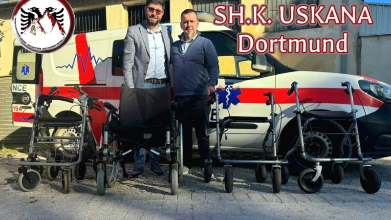 Shoqatën Kulturore Uskana nga Dortmundi me donacion për spitalin e Kërçovës