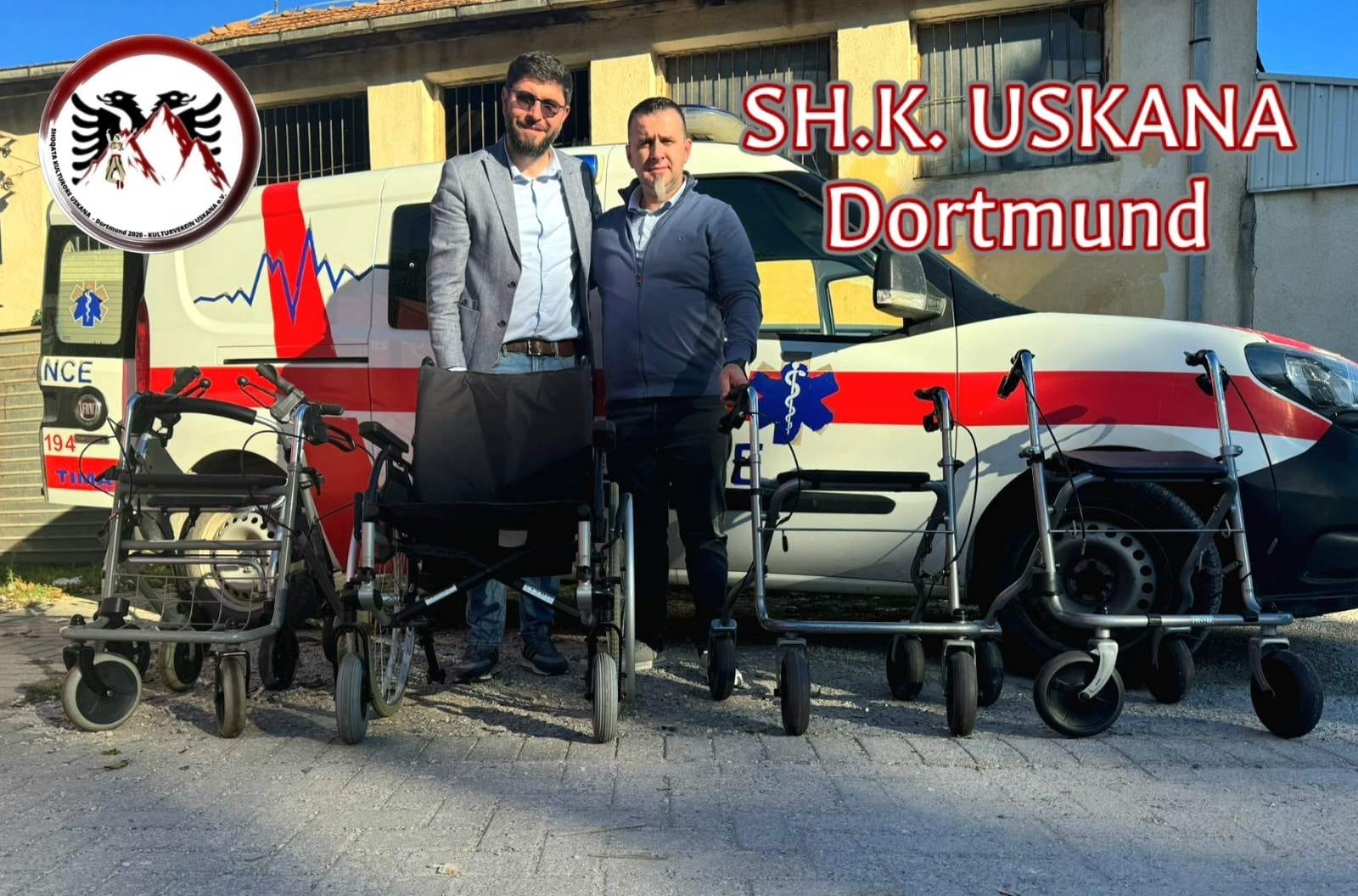 Shoqatën Kulturore Uskana nga Dortmundi me donacion për spitalin e Kërçovës