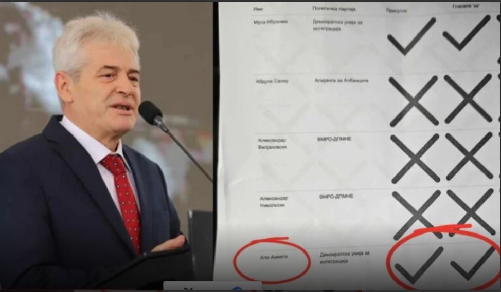 Fakt: Kur Ali Ahmeti votonte për “branitellat” (FOTO)