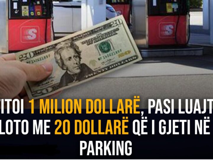 Fitoi 1 milion dollarë, pasi luajti loto me 20 dollarë që i gjeti në parking..!?