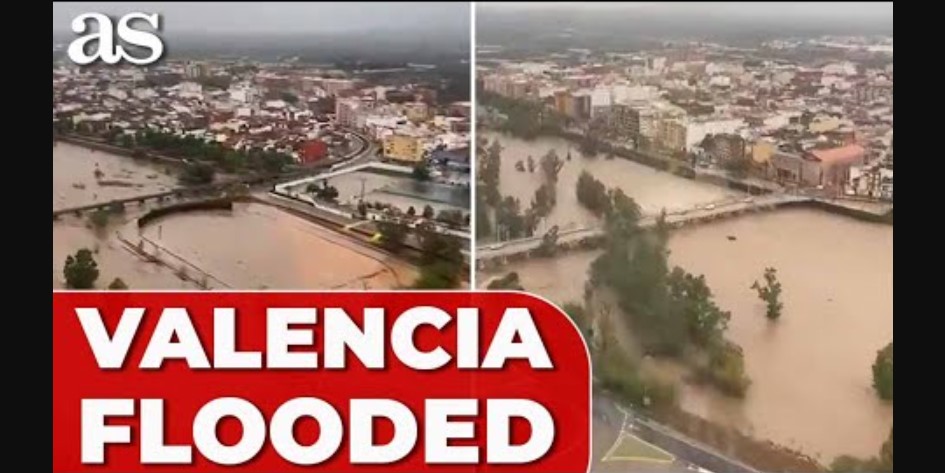 Pamje apokaliptike nga Spanja, uji merr para çdo gjë! Ja si duket Valencia (VIDEO)