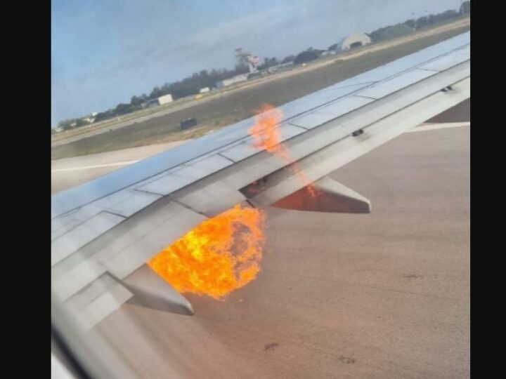 Horor! Motori i aeroplanit me 184 pasagjerë përfshihet nga zjarri, zbresin në një aeroport në Itali