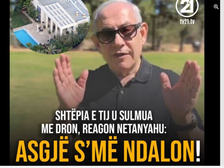 Shtëpia e tij u sulmua me dron, reagon Netanyahu: Asgjë s’më ndalon..!? (VIDEO)