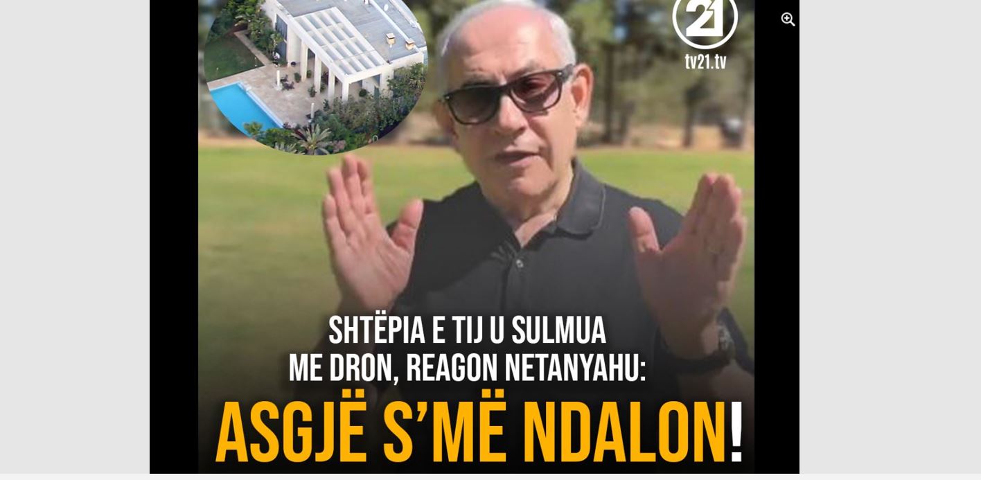 Shtëpia e tij u sulmua me dron, reagon Netanyahu: Asgjë s’më ndalon..!? (VIDEO)