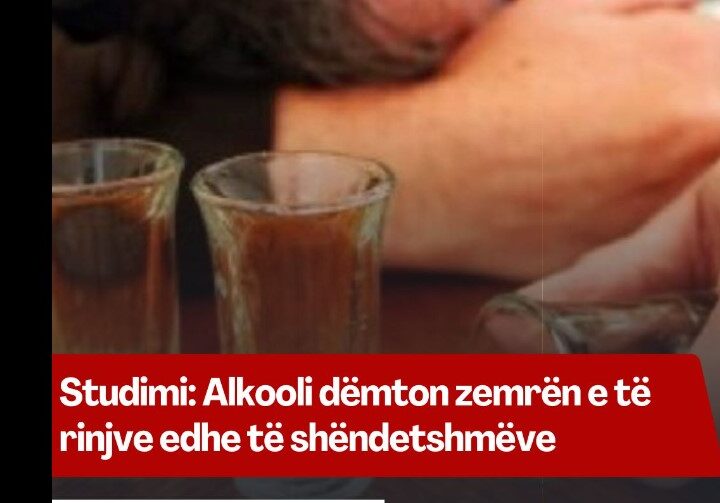 Studimi: Alkooli dëmton zemrën e të rinjve edhe të shëndetshmëve !